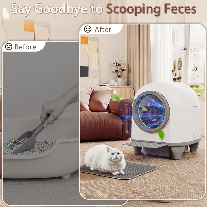 Before and after: no more scooping